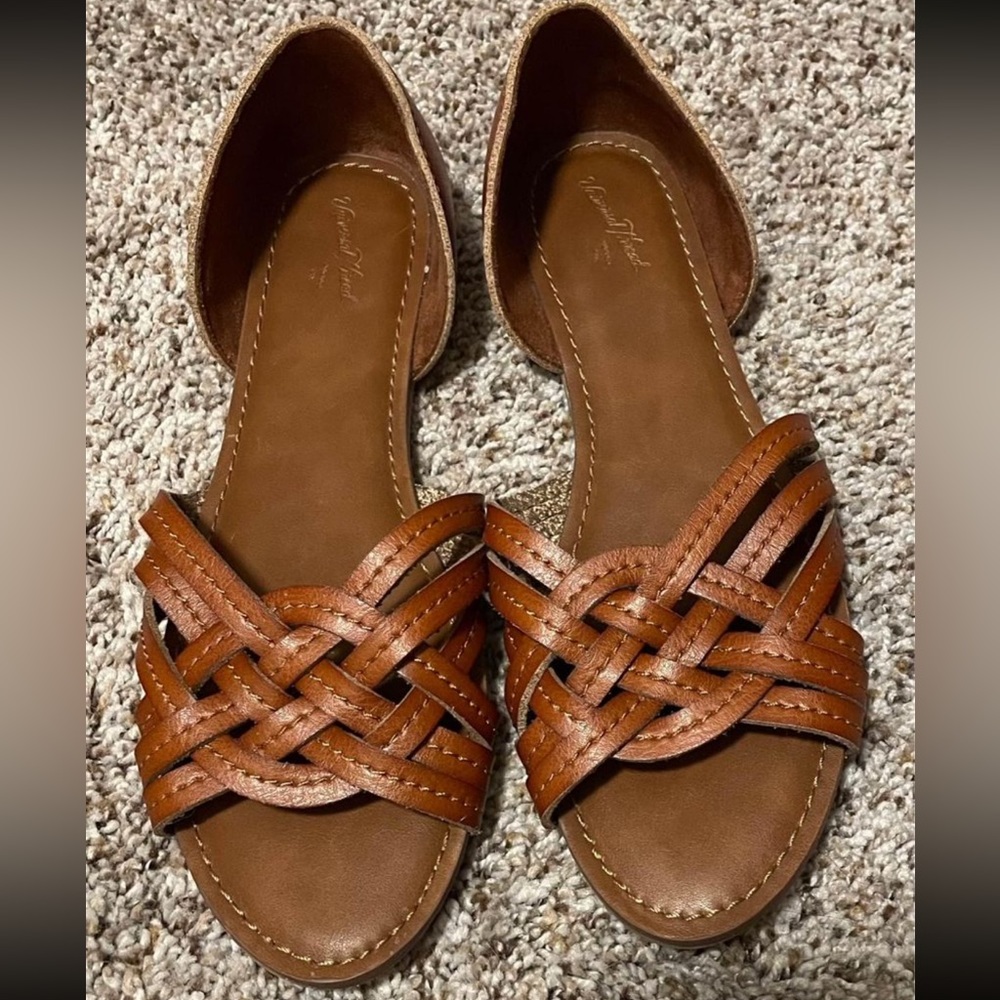 Brand New Universal Thread Vail Woven Sandal Brown Size 8
